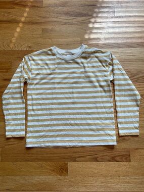 Hanna Andersson Long Sleeve Relaxed Fit Striped T-Shirt